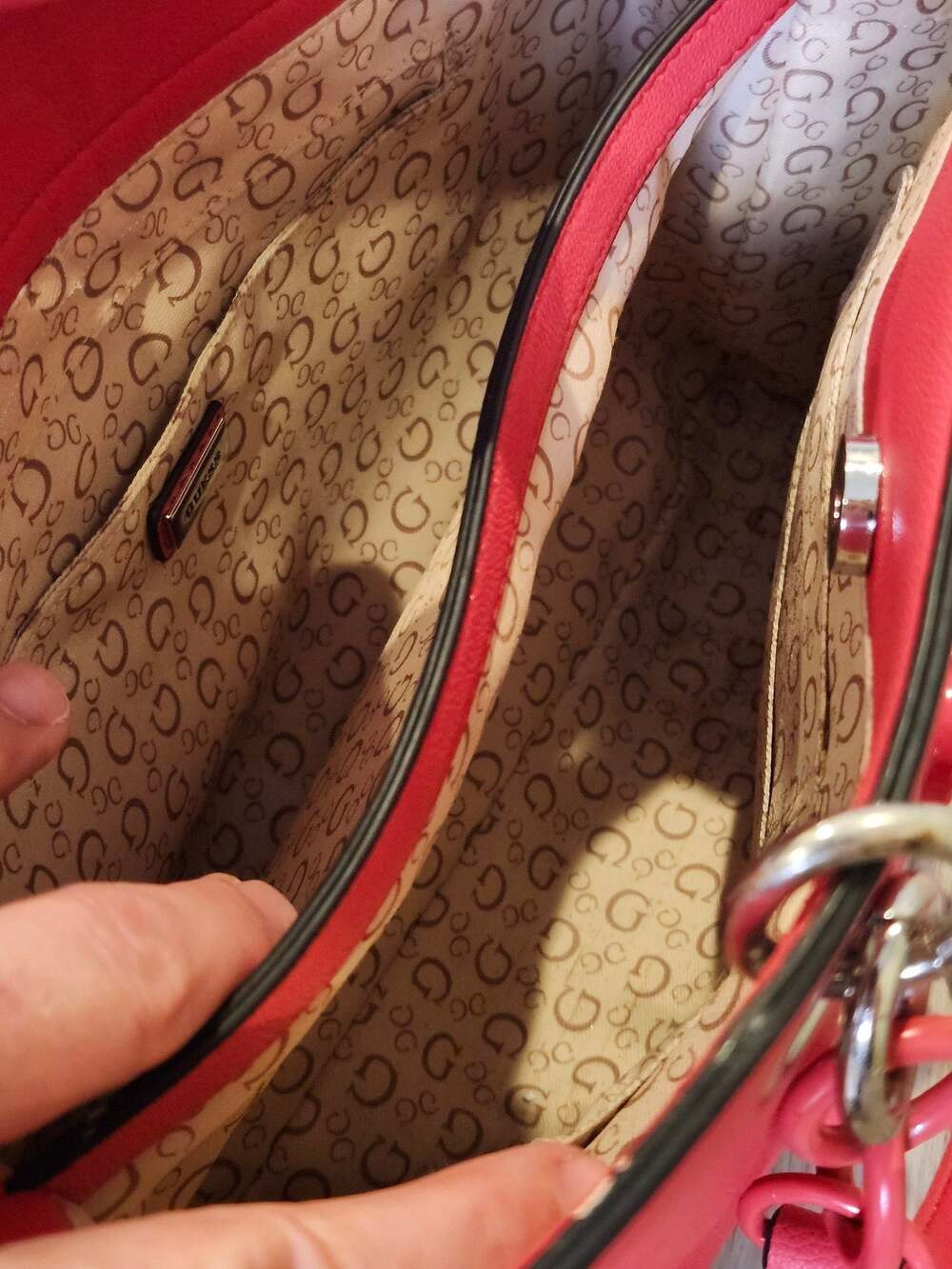 GUESS Fuchsia Shoulder Bag - Picture 3 of 4